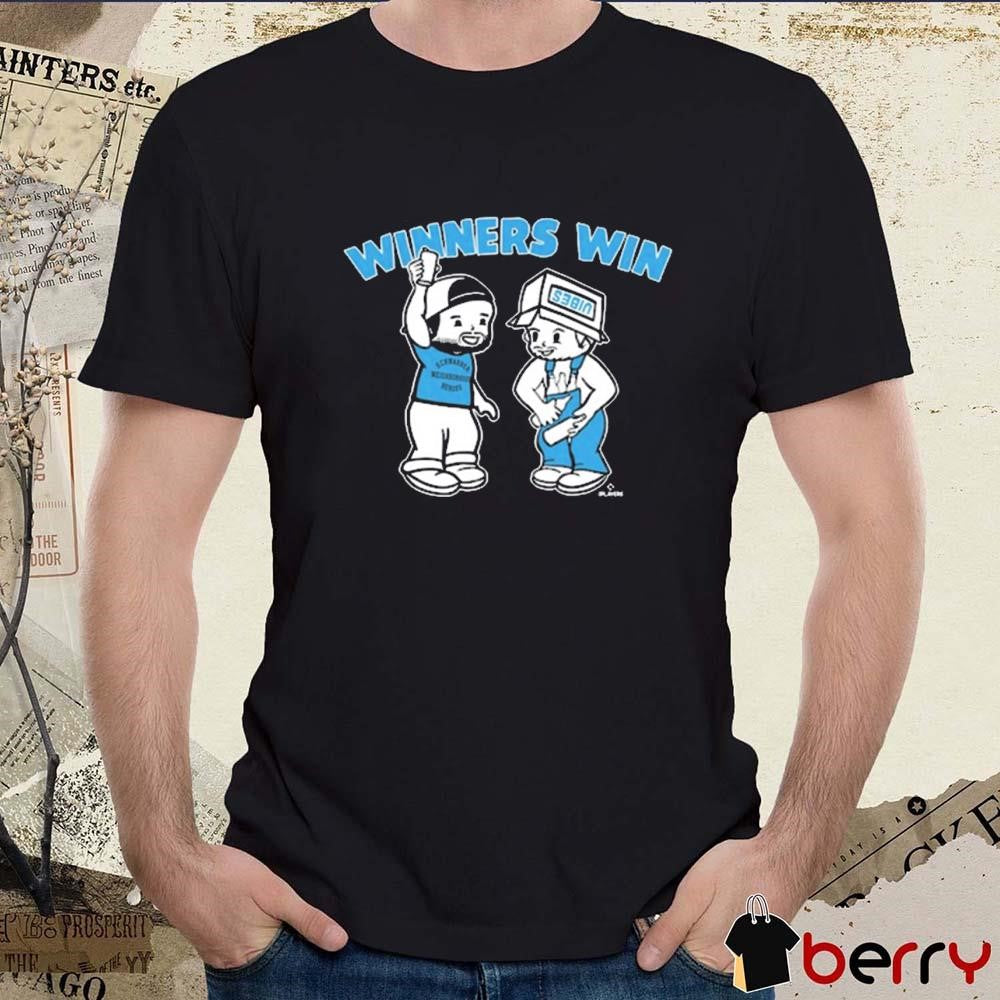 Garrett Stubbs And Kyle Schwarber Winners Philadelphia Phillies MLB t-shirt