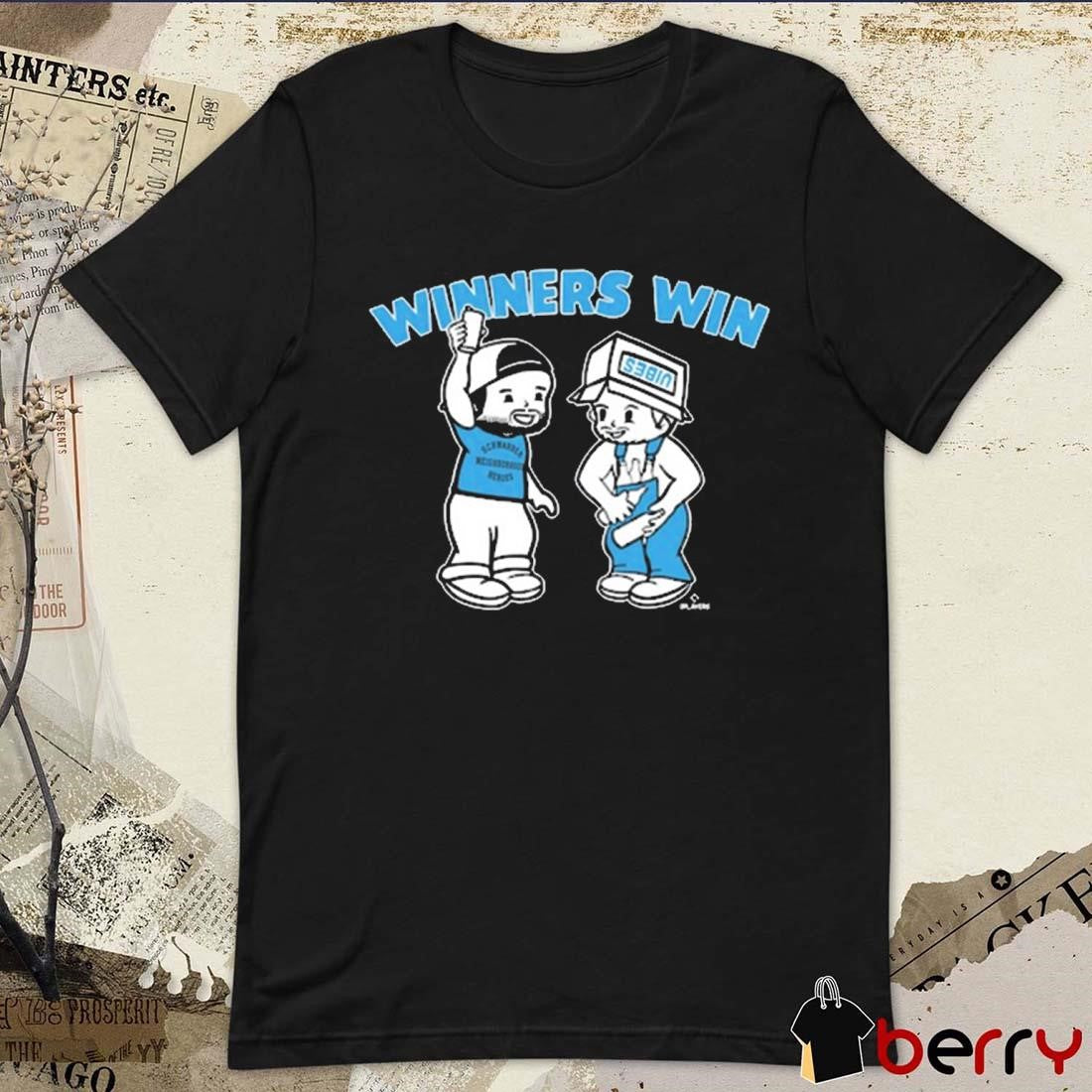 Garrett Stubbs And Kyle Schwarber Winners Philadelphia Phillies MLB t-shirt