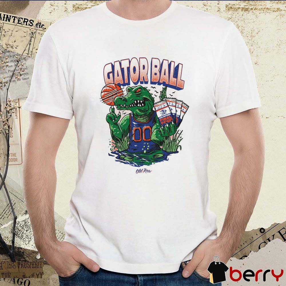 Gator Ball Florida Gators Basketball NCAA Final Tour March Madness San Antonio 2025 Mascot t-shirt