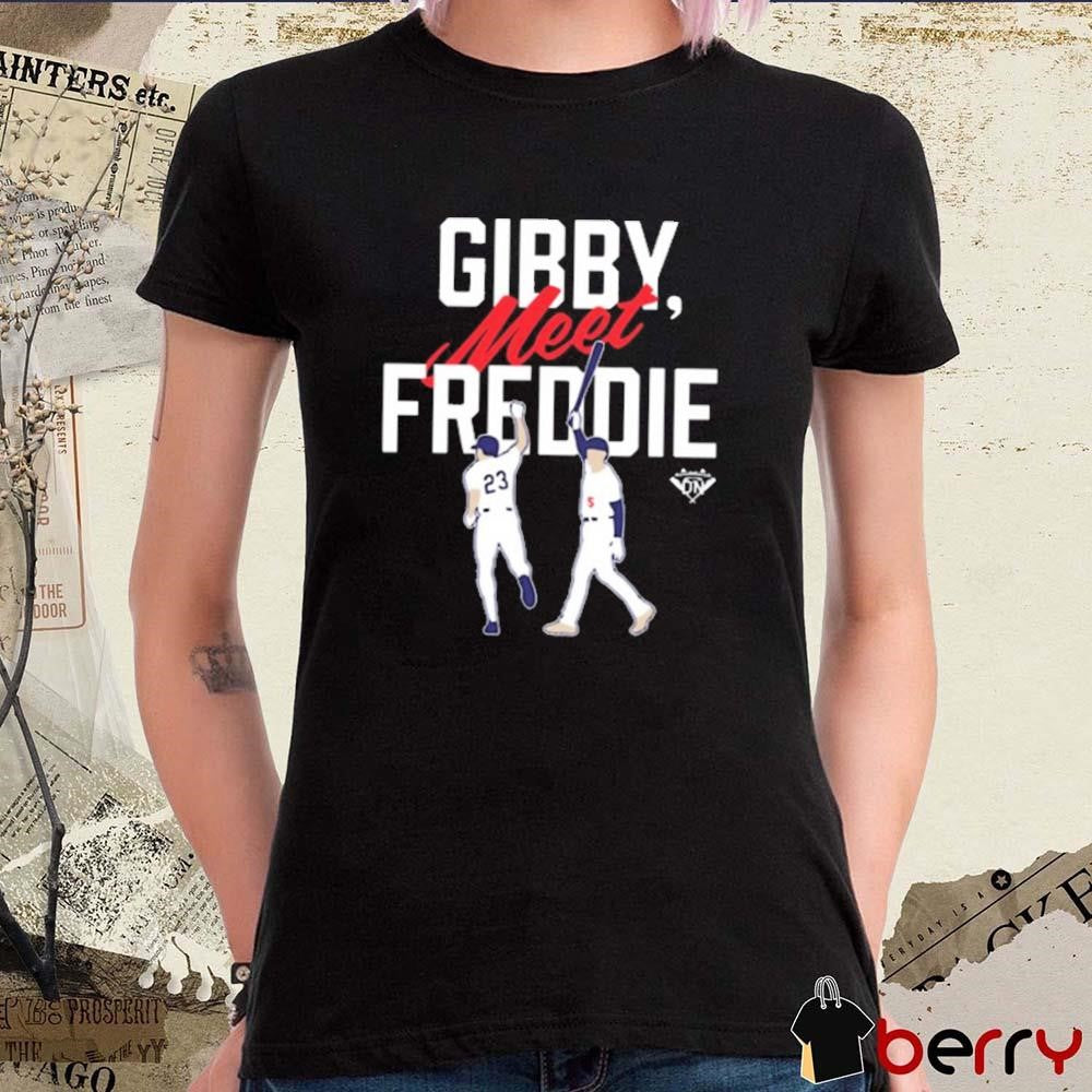 Gearup Gibby, Meet Freddie Los Angeles Dodgers MLB t-shirt