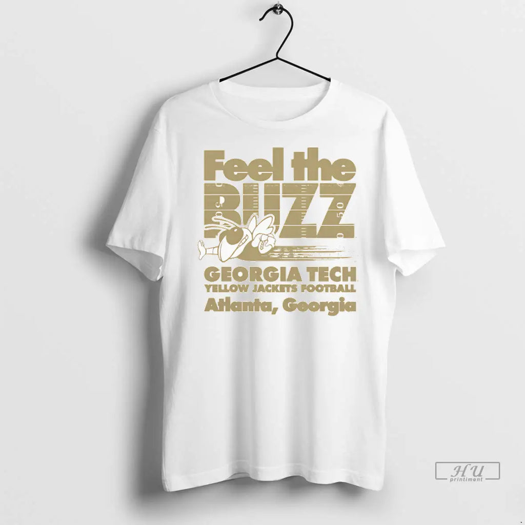 Official Georgia Tech Feel The Buzz T Shirt