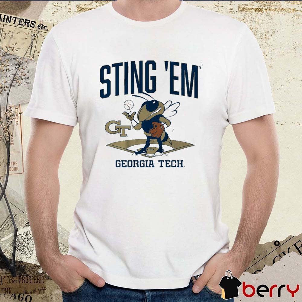 Georgia Tech Yellow Jackets Baseball Sting ‘Em NCAA 2025 t-shirt