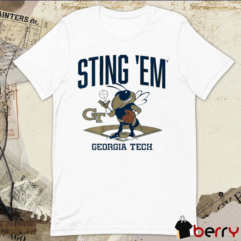 Georgia Tech Yellow Jackets Baseball Sting ‘Em NCAA 2025 t-shirt