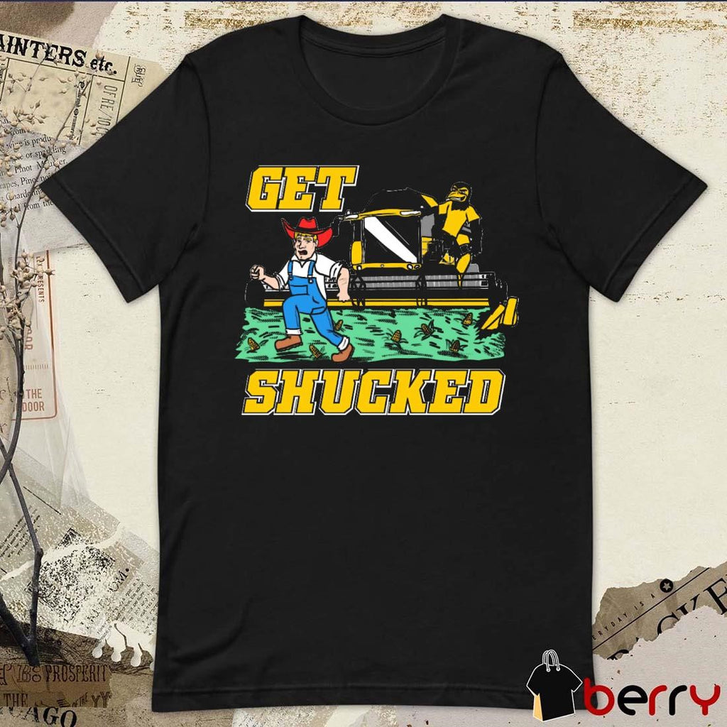 Get Shucked Nebraska Cornhuskers vs. Iowa Hawkeyes t-shirt