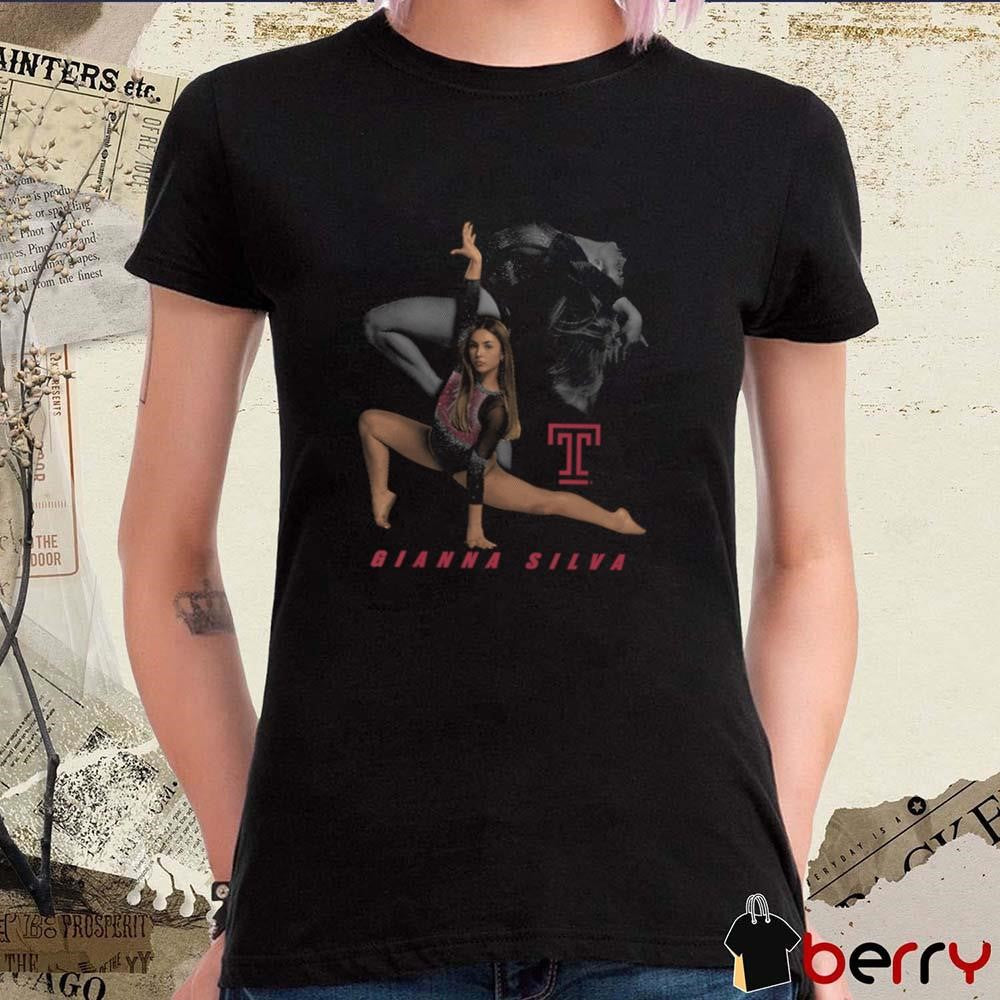 Gianna Silva Temple University Spotlight Drop Graphic t-shirt