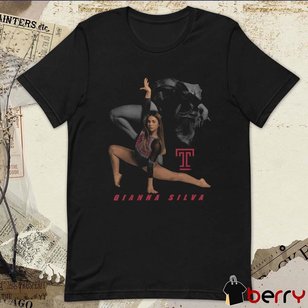 Gianna Silva Temple University Spotlight Drop Graphic t-shirt
