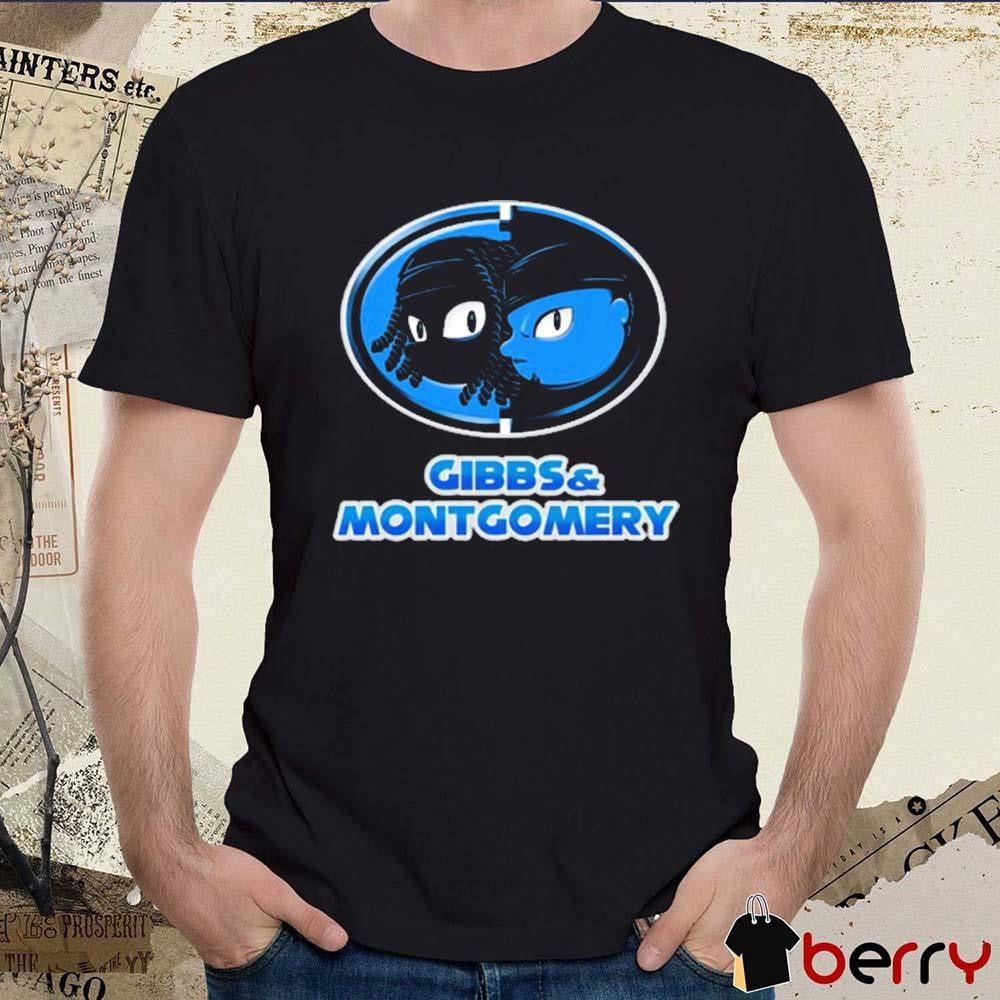 Gibbs And Montgomery Knuckles Detroit Lions t-shirt