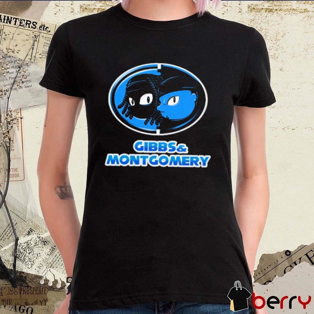 Gibbs And Montgomery Knuckles Detroit Lions t-shirt