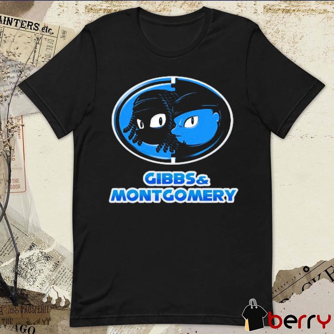Gibbs And Montgomery Knuckles Detroit Lions t-shirt