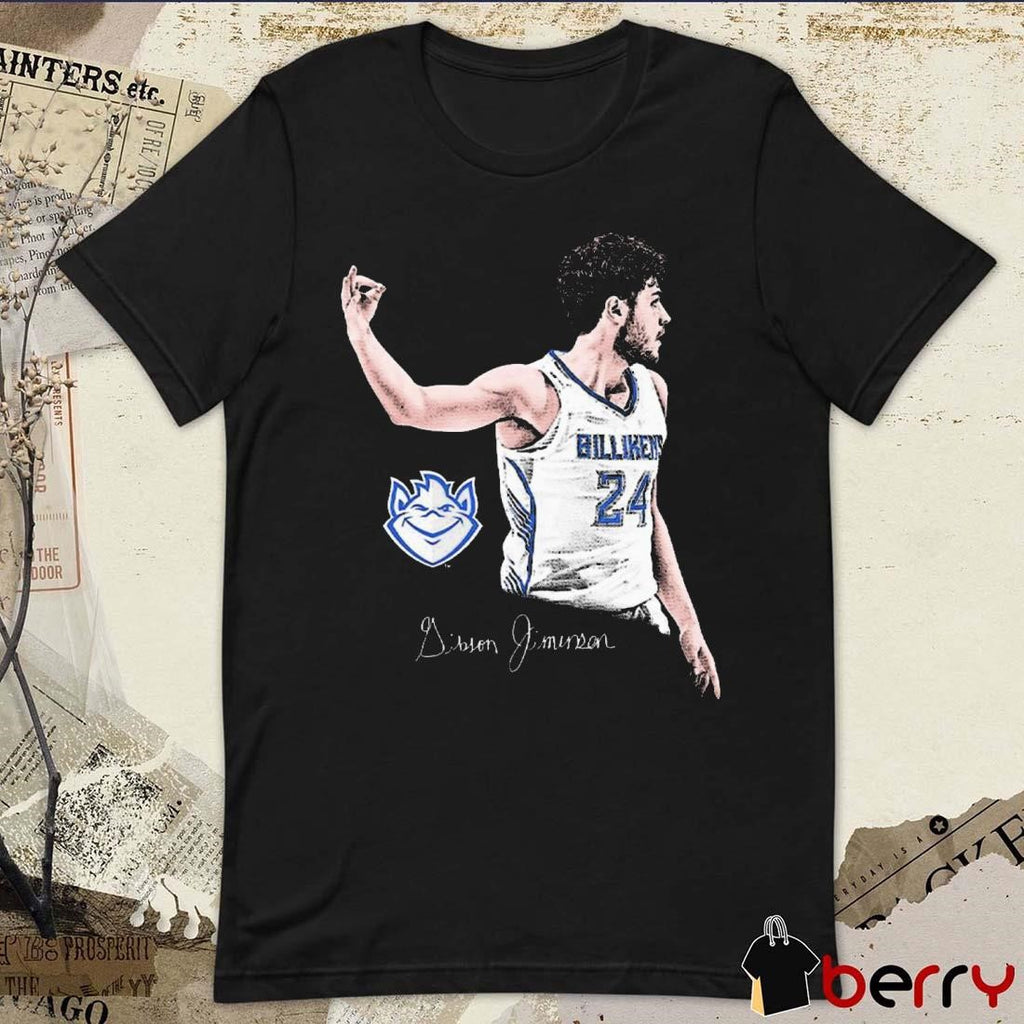 Gibson Jimerson Saint Louis Billikens Portrait Signature t-shirt
