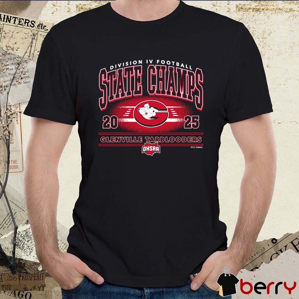 Glenville Tarblooders 2025 OHSAA Football Division 4 State Champions t-shirt