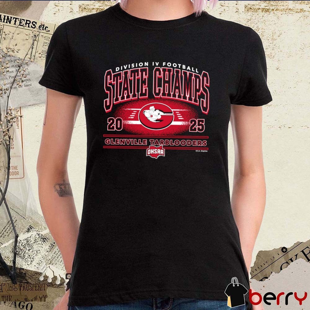 Glenville Tarblooders 2025 OHSAA Football Division 4 State Champions t-shirt
