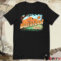 Golf Fall Mountain Barstool Painting t-shirt