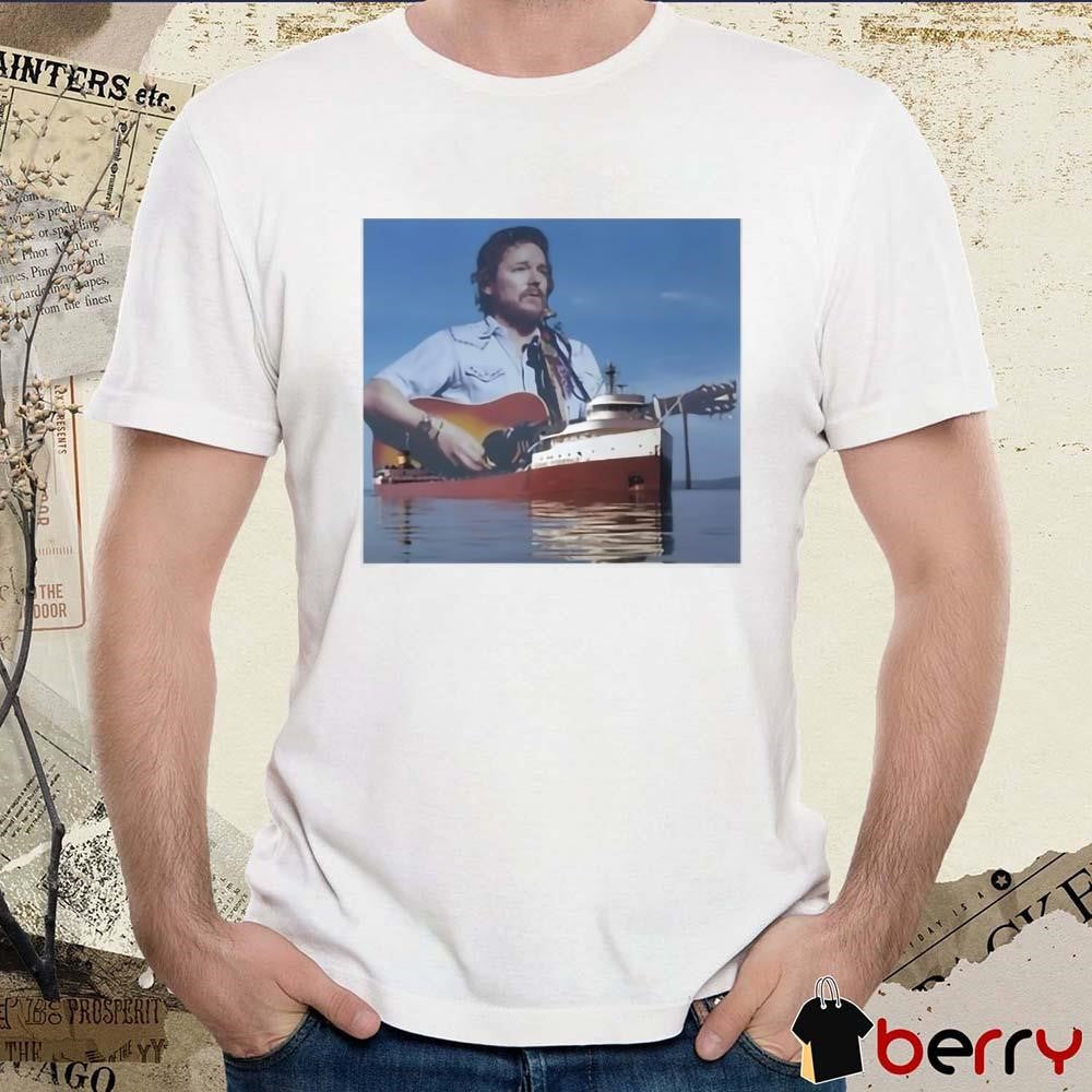 Gordon Lightfoot And Edmund Fitzgerald t-shirt