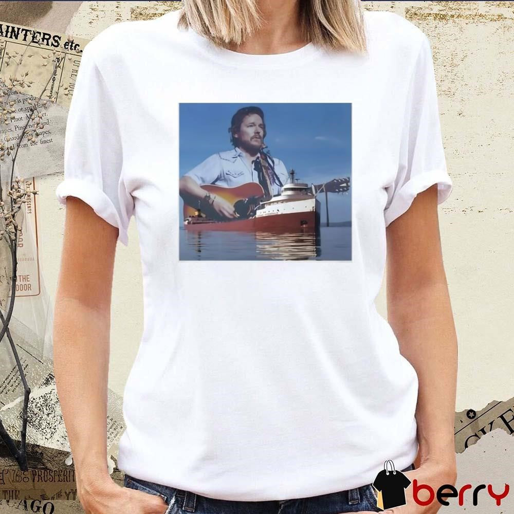 Gordon Lightfoot And Edmund Fitzgerald t-shirt