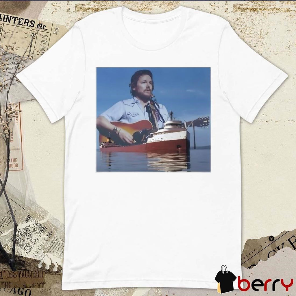 Gordon Lightfoot And Edmund Fitzgerald t-shirt