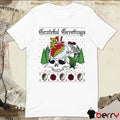 Grateful Dead Greeting Skelly Snowman Christmas 2024 t-shirt