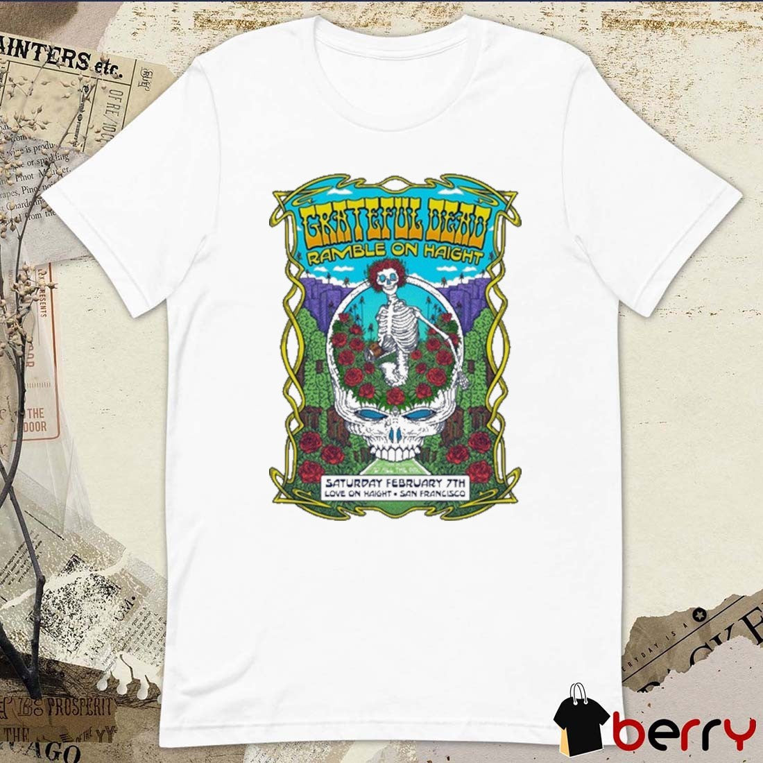 Grateful Dead Love On Haight San Francisco CA February 7 2026 t-shirt