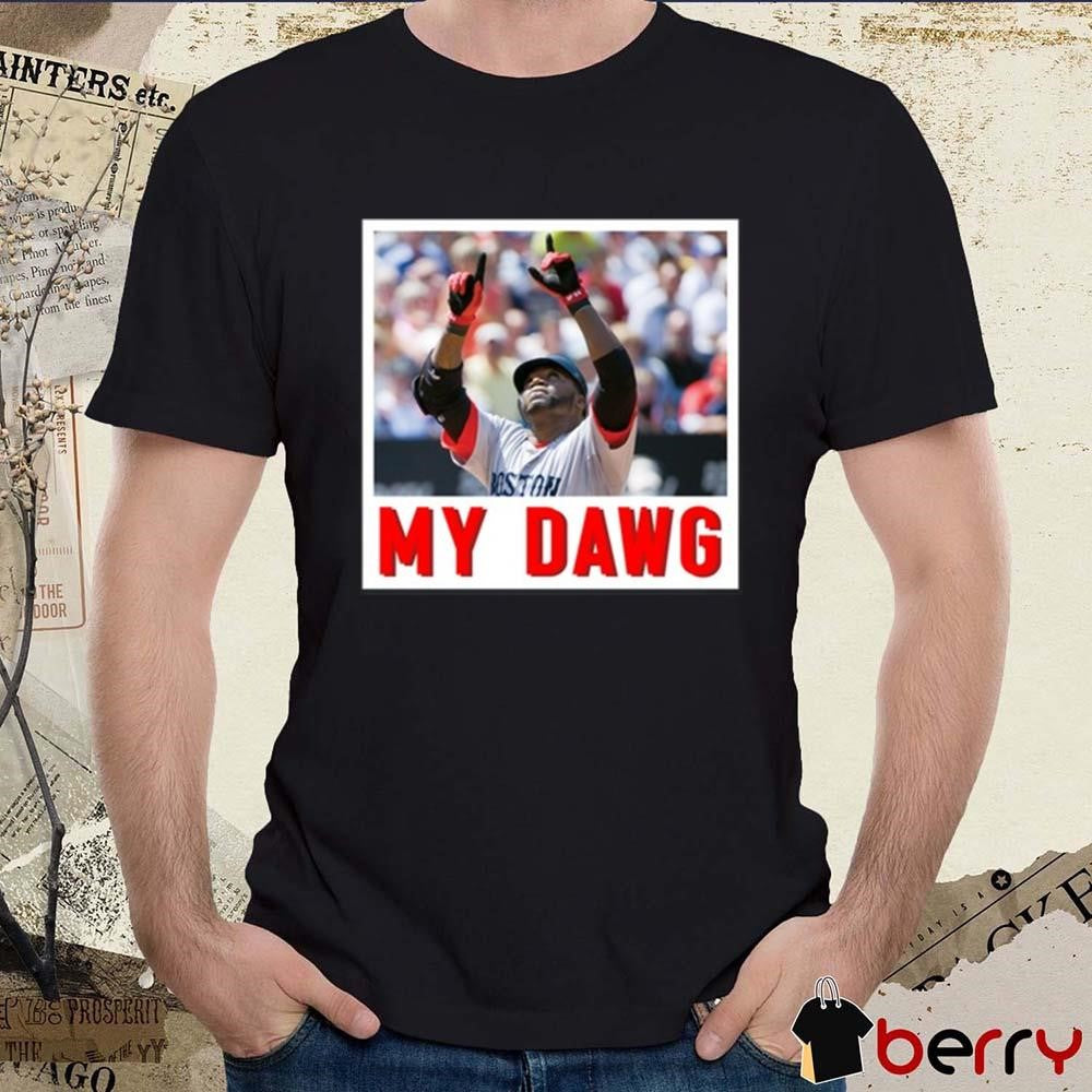 Grimace MLB Wearing David Ortiz My Dawg t-shirt