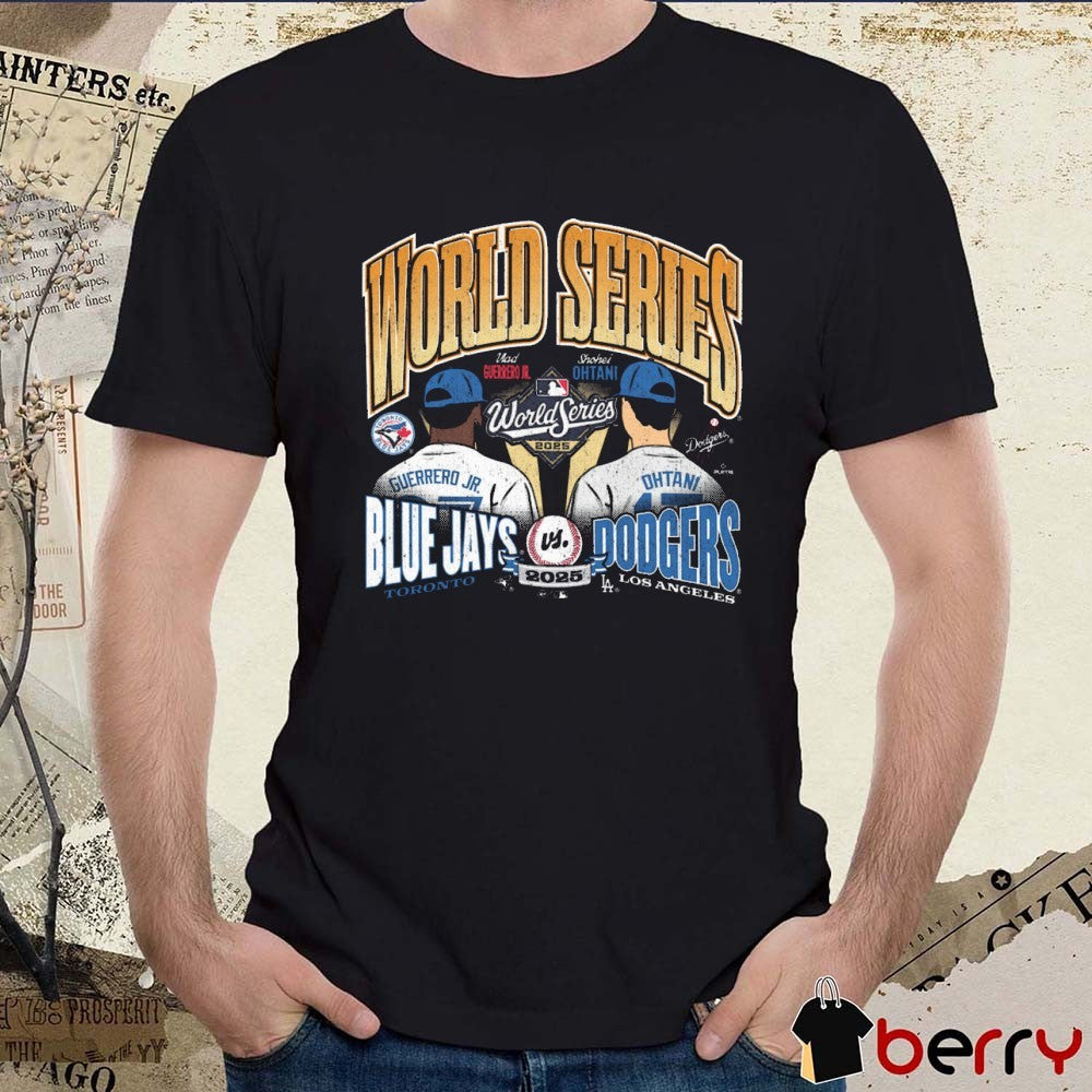 Guerrero Jr Toronto Blue Jays Vs Ohtani Los Angeles Dodgers Dueling MLB World Series ID 47 October 24 2025 t-shirt