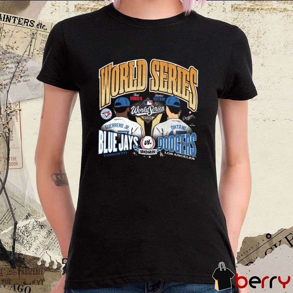 Guerrero Jr Toronto Blue Jays Vs Ohtani Los Angeles Dodgers Dueling MLB World Series ID 47 October 24 2025 t-shirt
