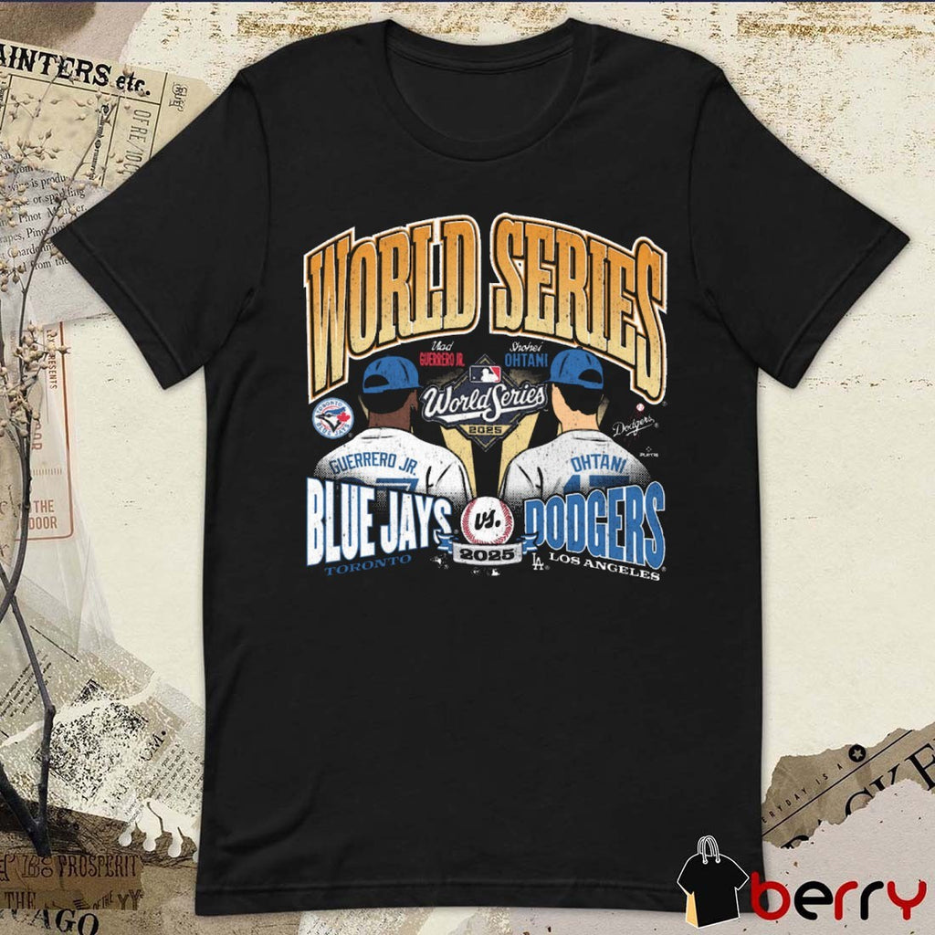 Guerrero Jr Toronto Blue Jays Vs Ohtani Los Angeles Dodgers Dueling MLB World Series ID 47 October 24 2025 t-shirt