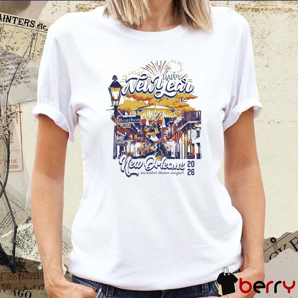 Happy New Year in New Orleans Sweeter Than Sugar 2026 t-shirt