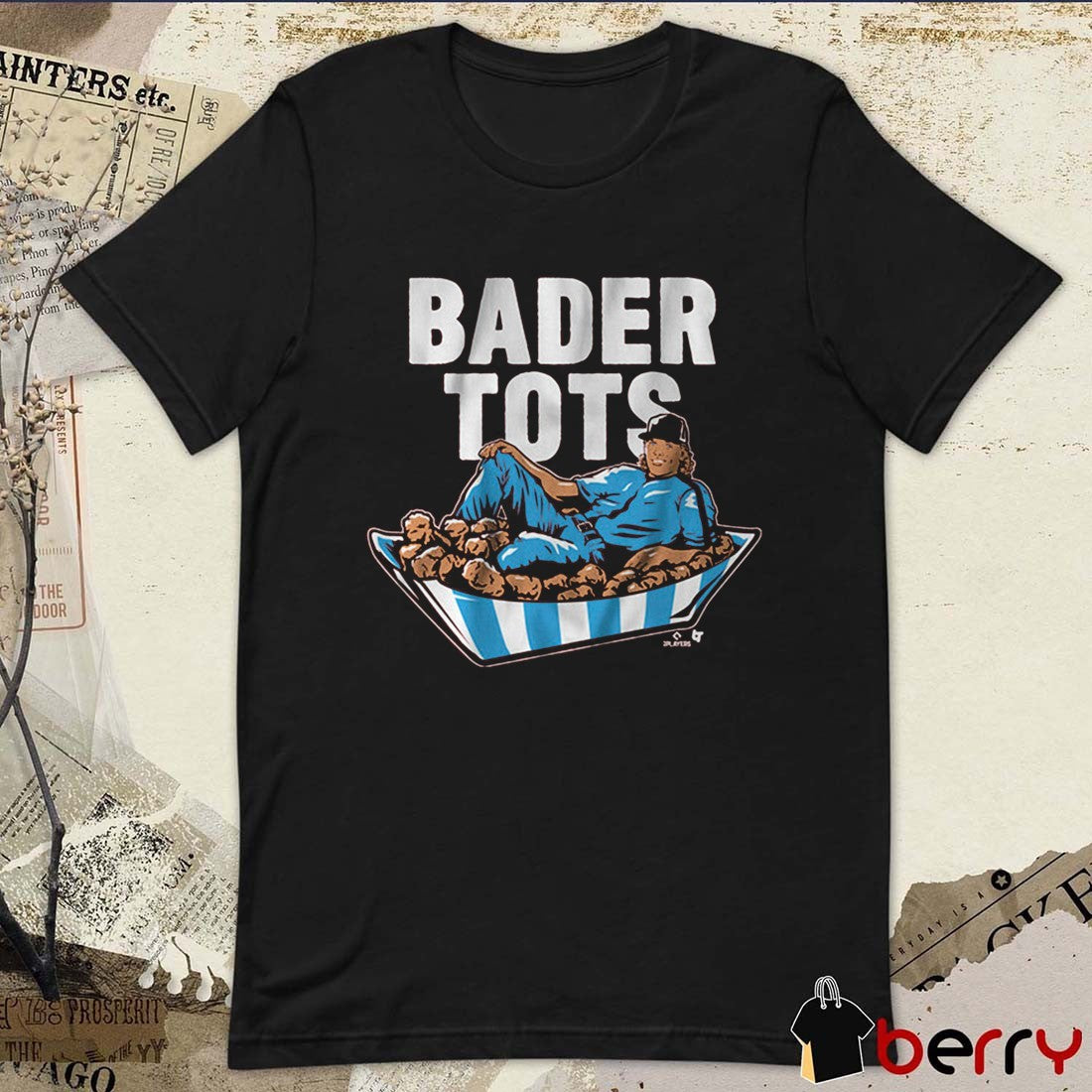 Harrison Bader Philadelphia Phillies MLB Philly Bader Tots Painting 2025 t-shirt