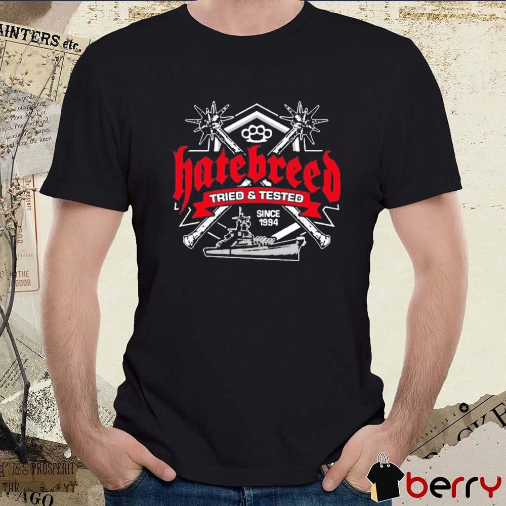 Hatebreed October 27 2024 The Norfolk Norfolk VA Tried And Tested Since 1994 t-shirt
