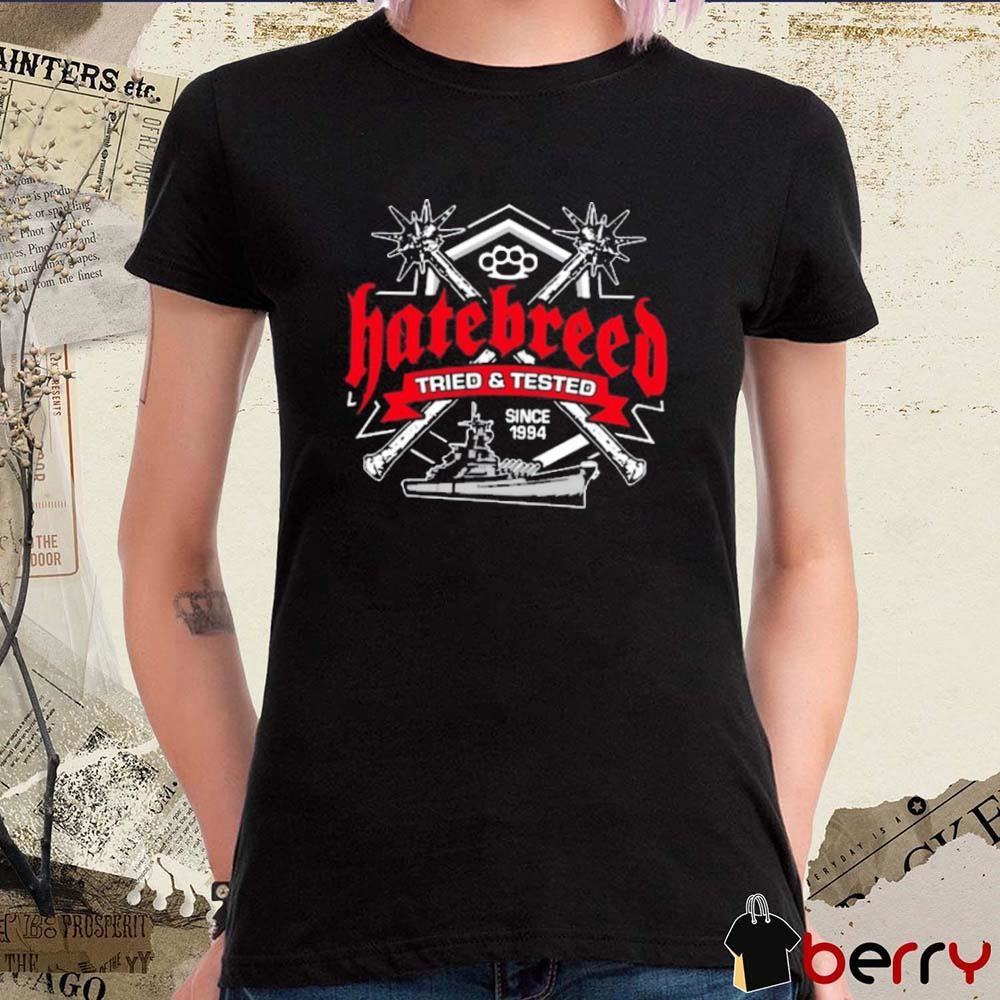 Hatebreed October 27 2024 The Norfolk Norfolk VA Tried And Tested Since 1994 t-shirt