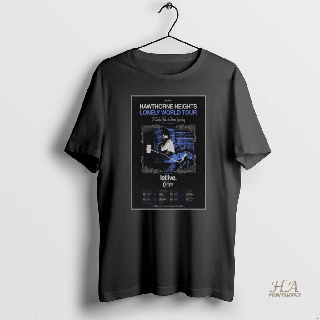 Official Hawthorne Heights Lonely World 2026 Long Sleve