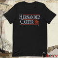 Hernandez-Carter ’86K eith Hernandez and Gary Carter New York Mets MLB t-shirt