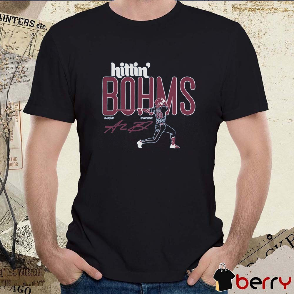 Hittin’ Bohms Alec Bohm Philadelphia Phillies MLB Slash Line Signature t-shirt