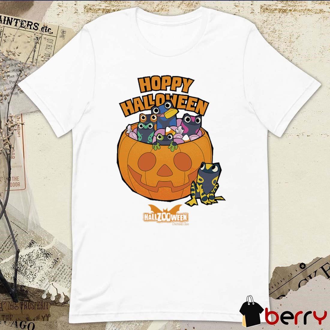 Hoppy Halloween 2024 Hallzooween t-shirt