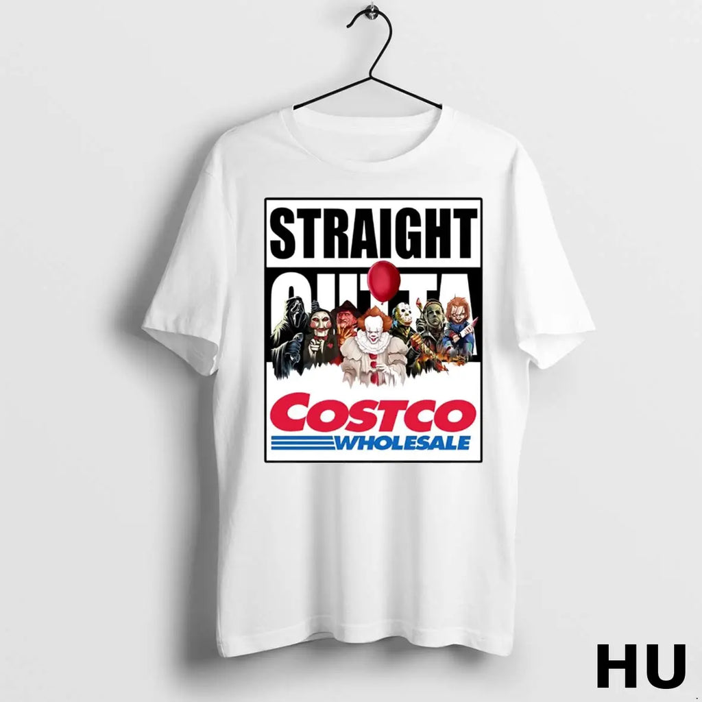 Official Horror Halloween Straight Outta Costco Wholesale T Shirt