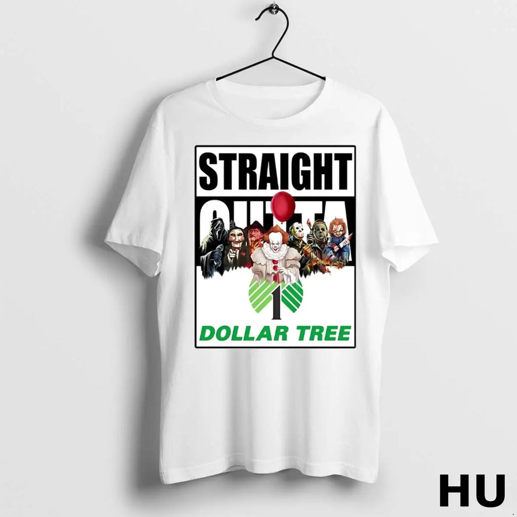 Official Horror Halloween Straight Outta Dollar Tree T Shirt