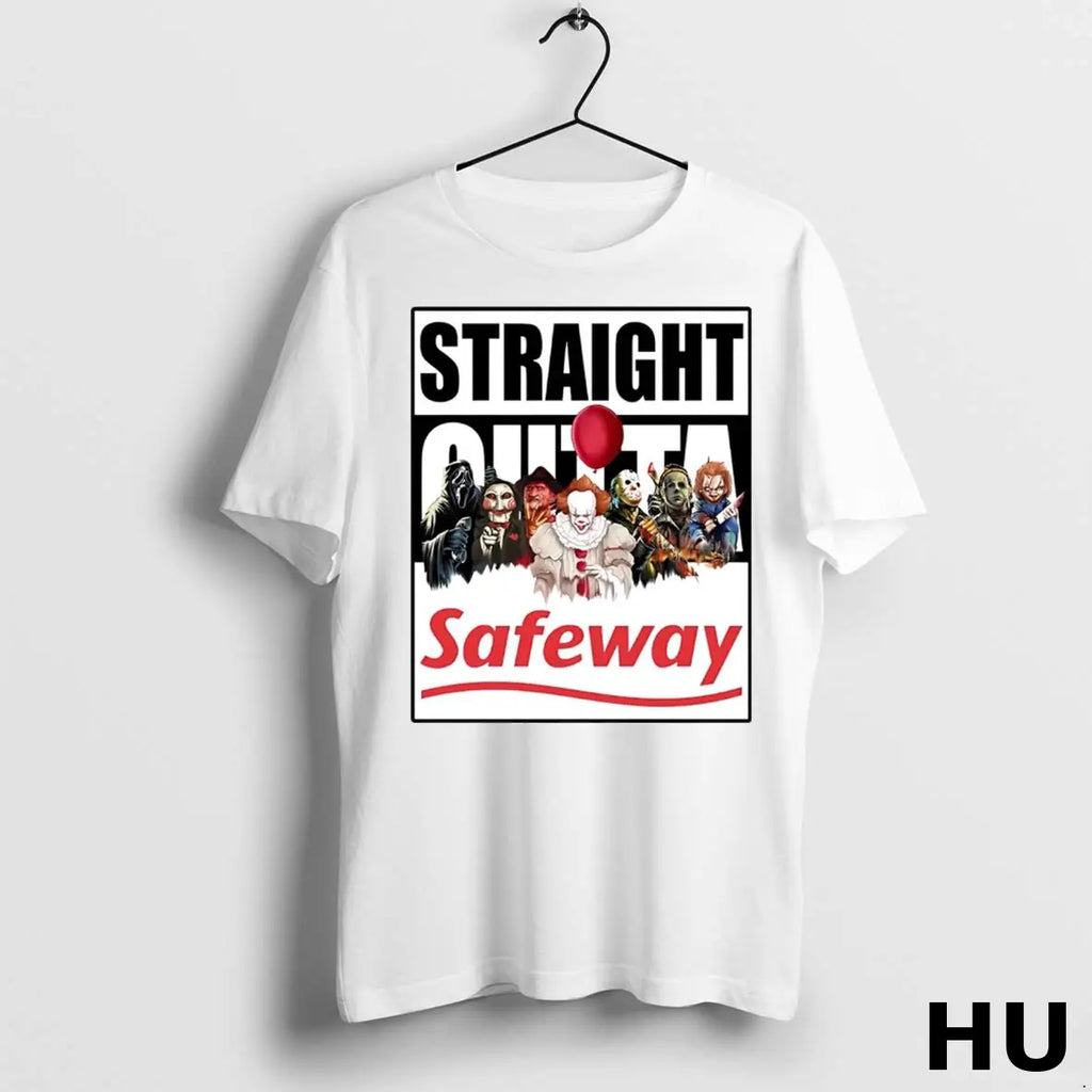 Official Horror Halloween Straight Outta Safeway T Shirt