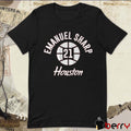 Houston Cougars Basketball Emanuel Sharp Name Number Ball 21 t-shirt