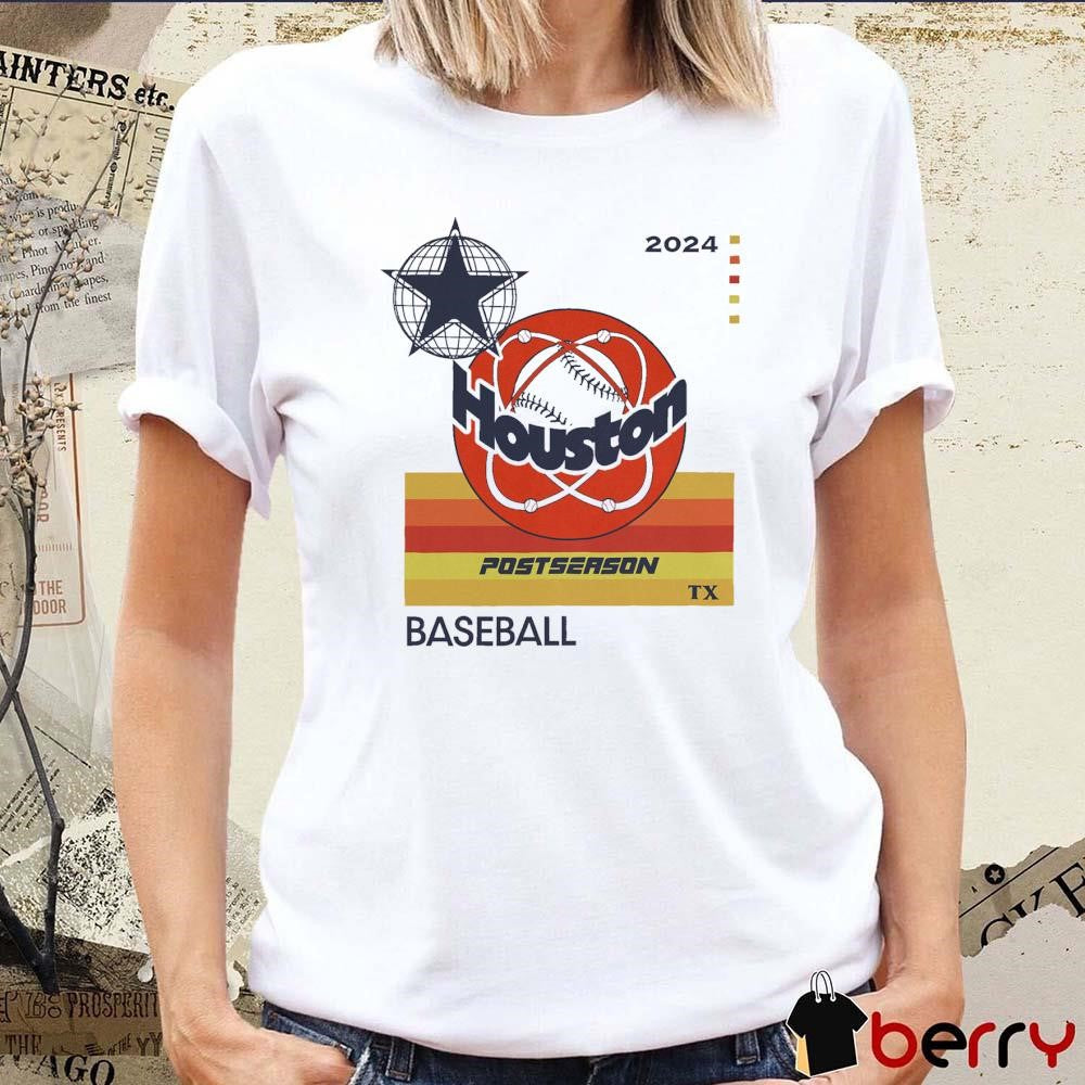 Houston October Baseball Postseason 2024 t-shirt