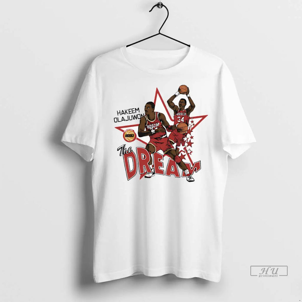 Official Houston Rockets Hakeem Olajuwon The Dream T Shirt