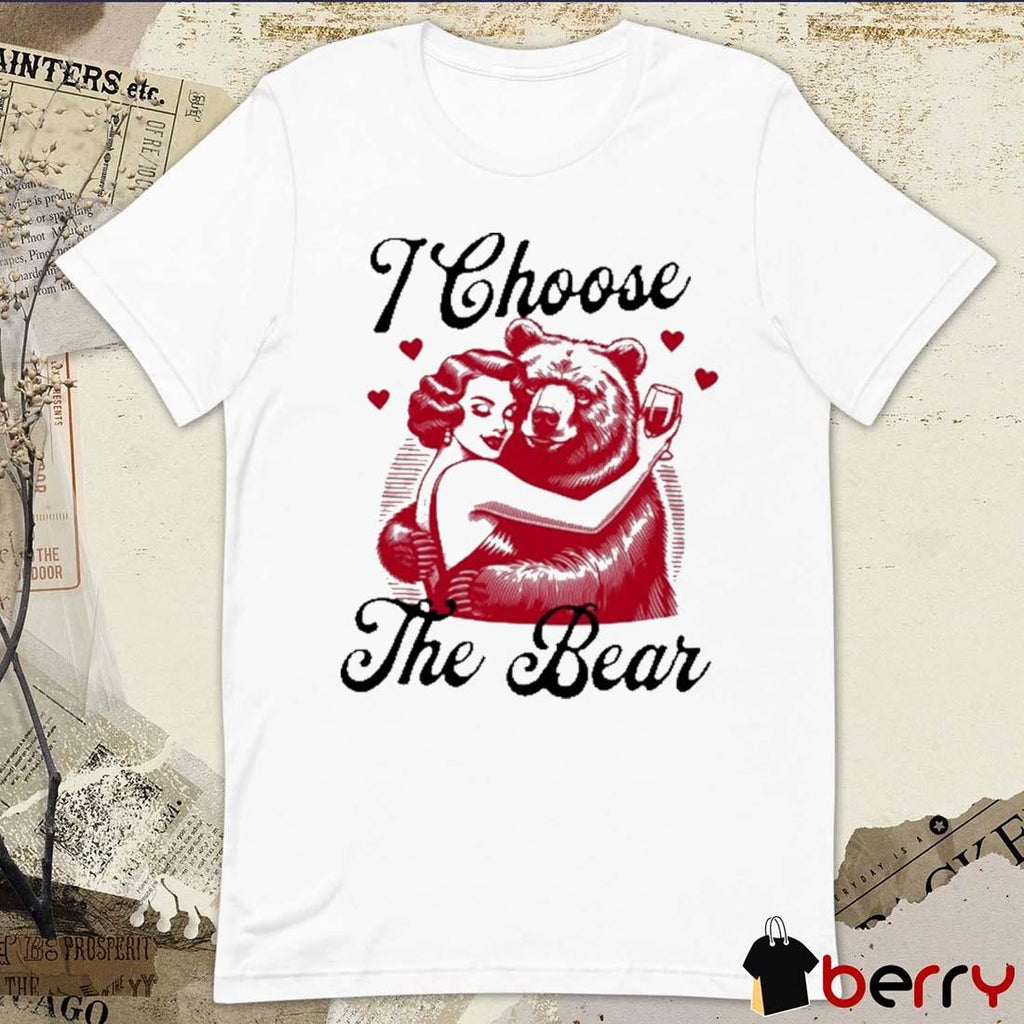 I Choose The Bear Burn The Patriarchy Swifties For Harris Walz 2024 t-shirt