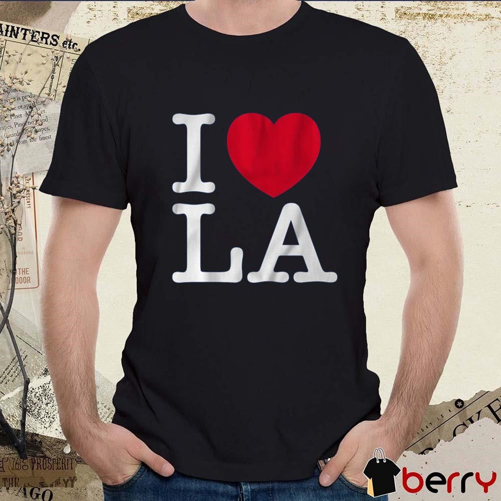 I Love LA Baseball Los Angeles Dodgers t-shirt