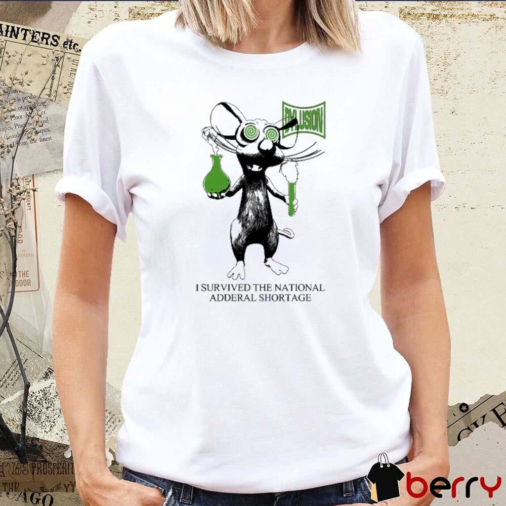 I Survived The National Adderal Shortage Dylusion Lab Rat t-shirt
