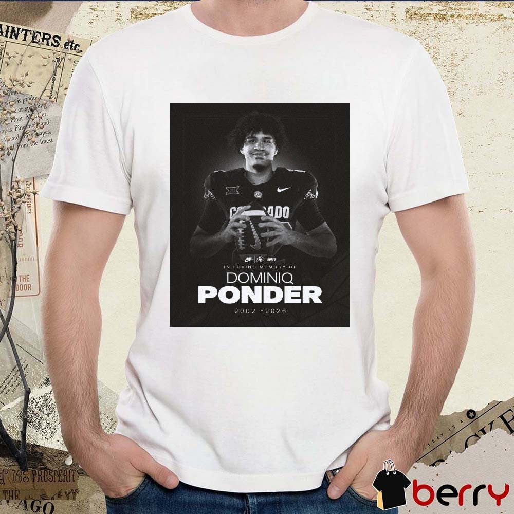 In Loving Memory Of Dominiq Ponder 2002 – 2026 Poster t-shirt