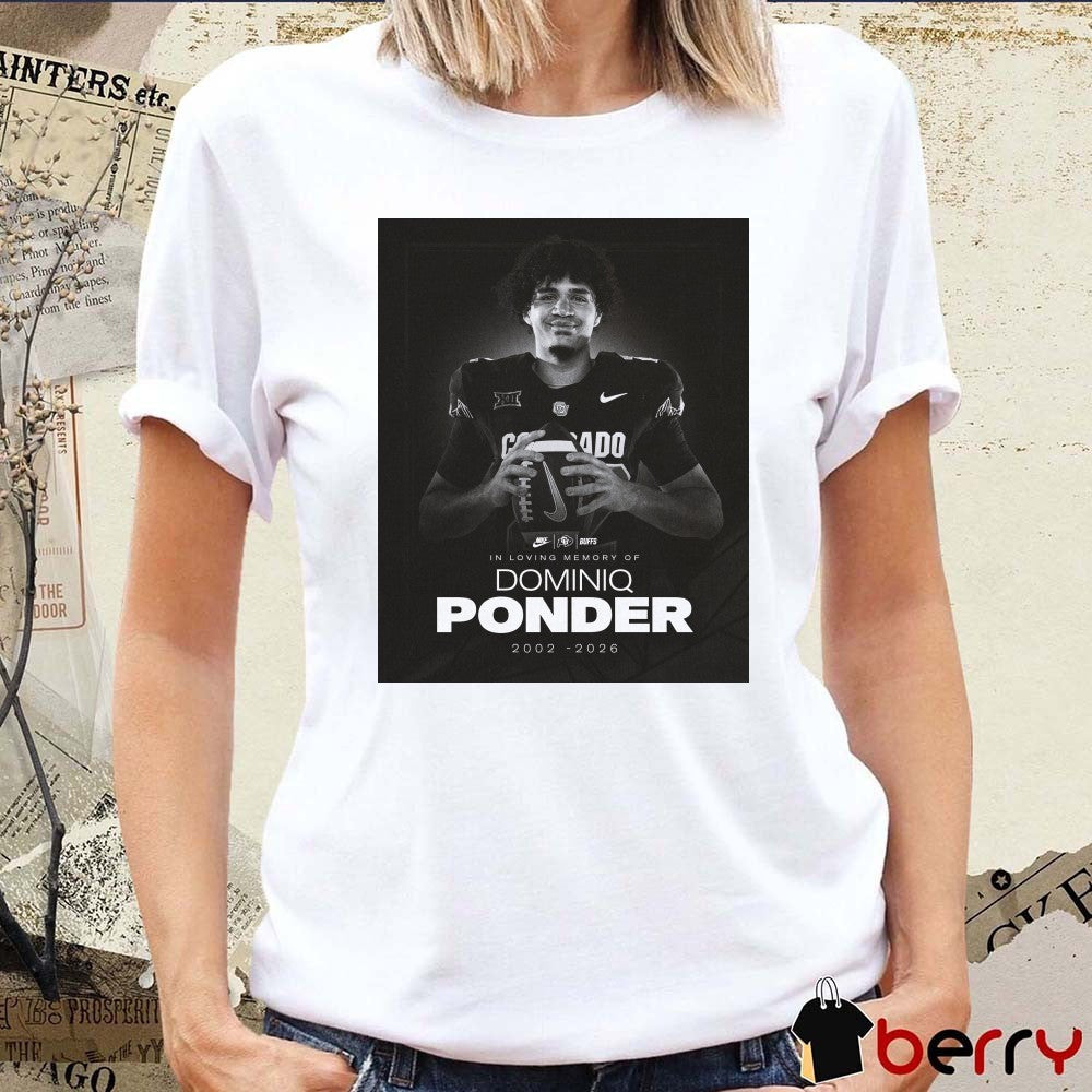 In Loving Memory Of Dominiq Ponder 2002 – 2026 Poster t-shirt