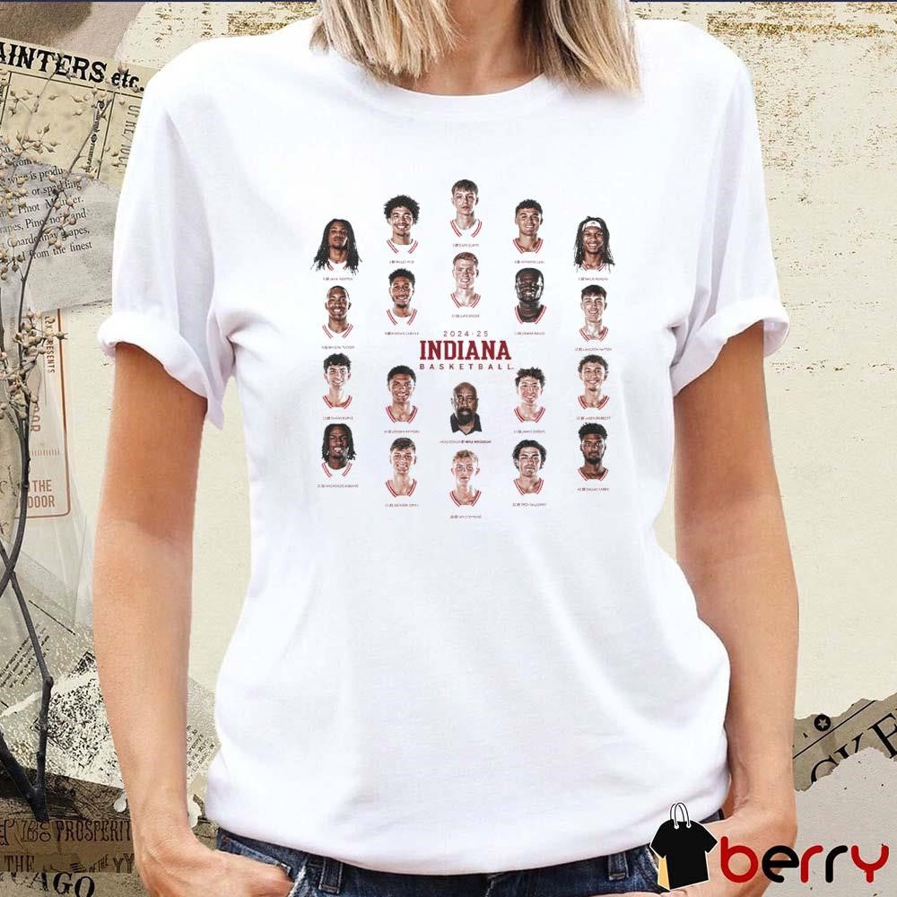 Indiana Men’s Basketball Floating Heads 2024-25 t-shirt