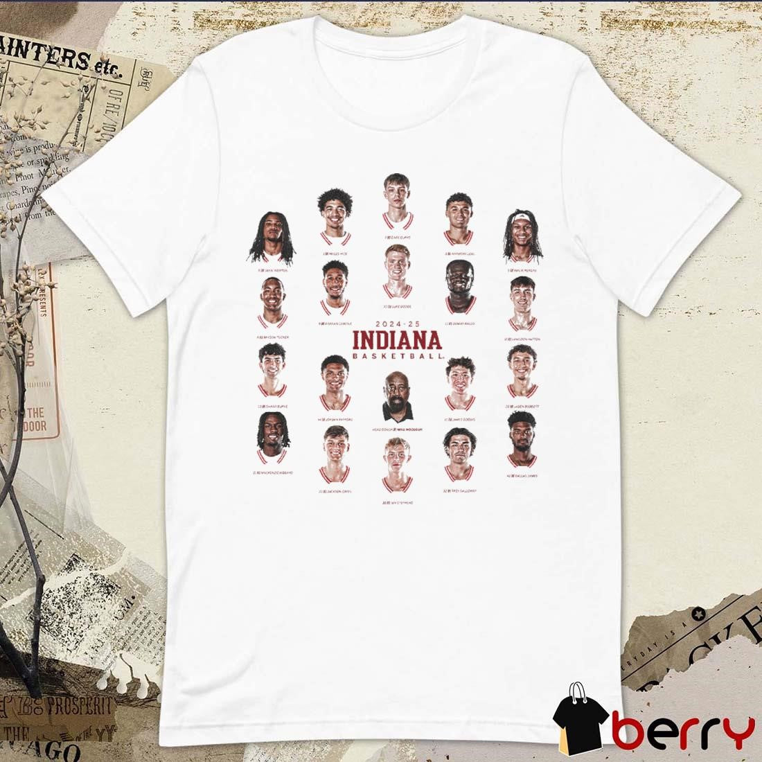 Indiana Men’s Basketball Floating Heads 2024-25 t-shirt