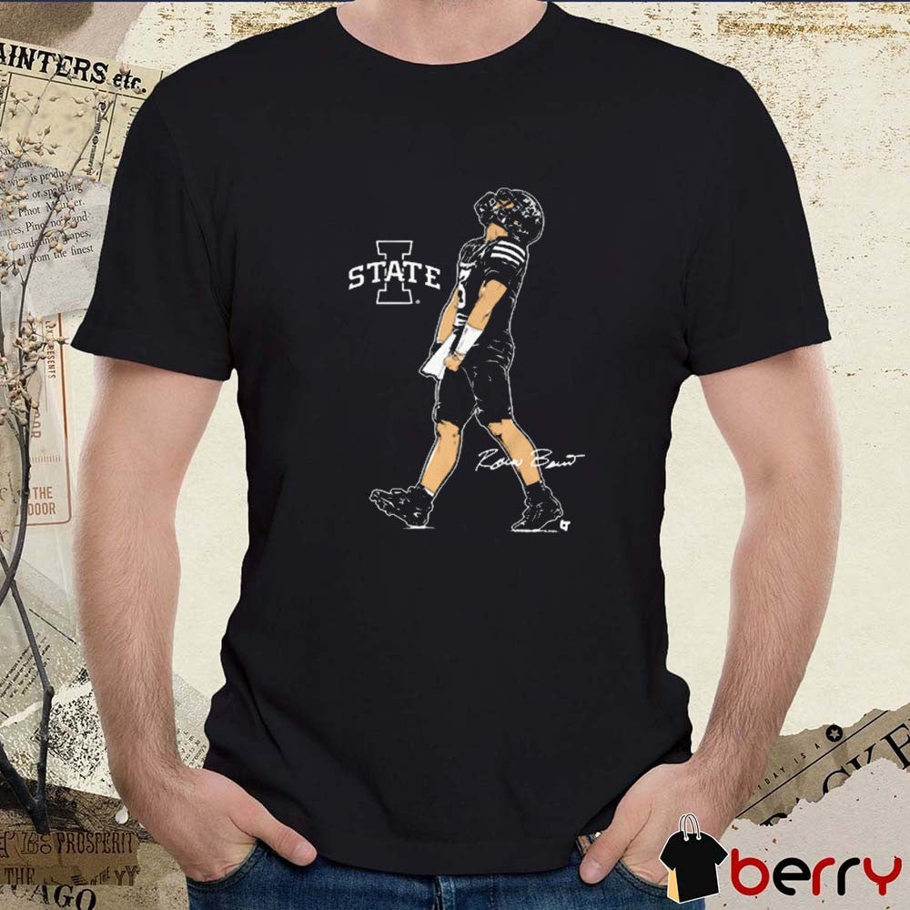 Iowa State Cyclones Football NCAA Rocco Becht Superstar Pose Signature t-shirt