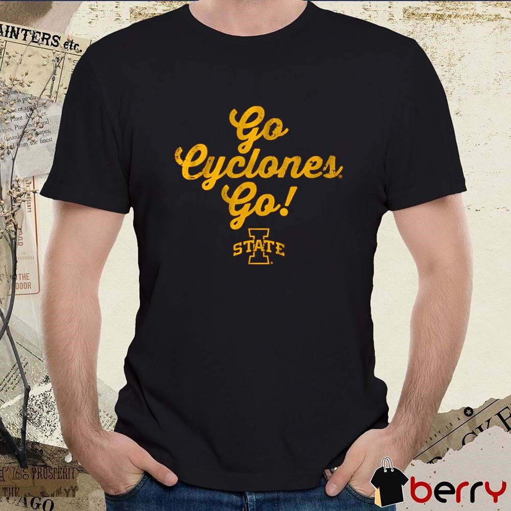 Iowa State Cyclones Team Slogan Go Cyclones Go 2025 t-shirt
