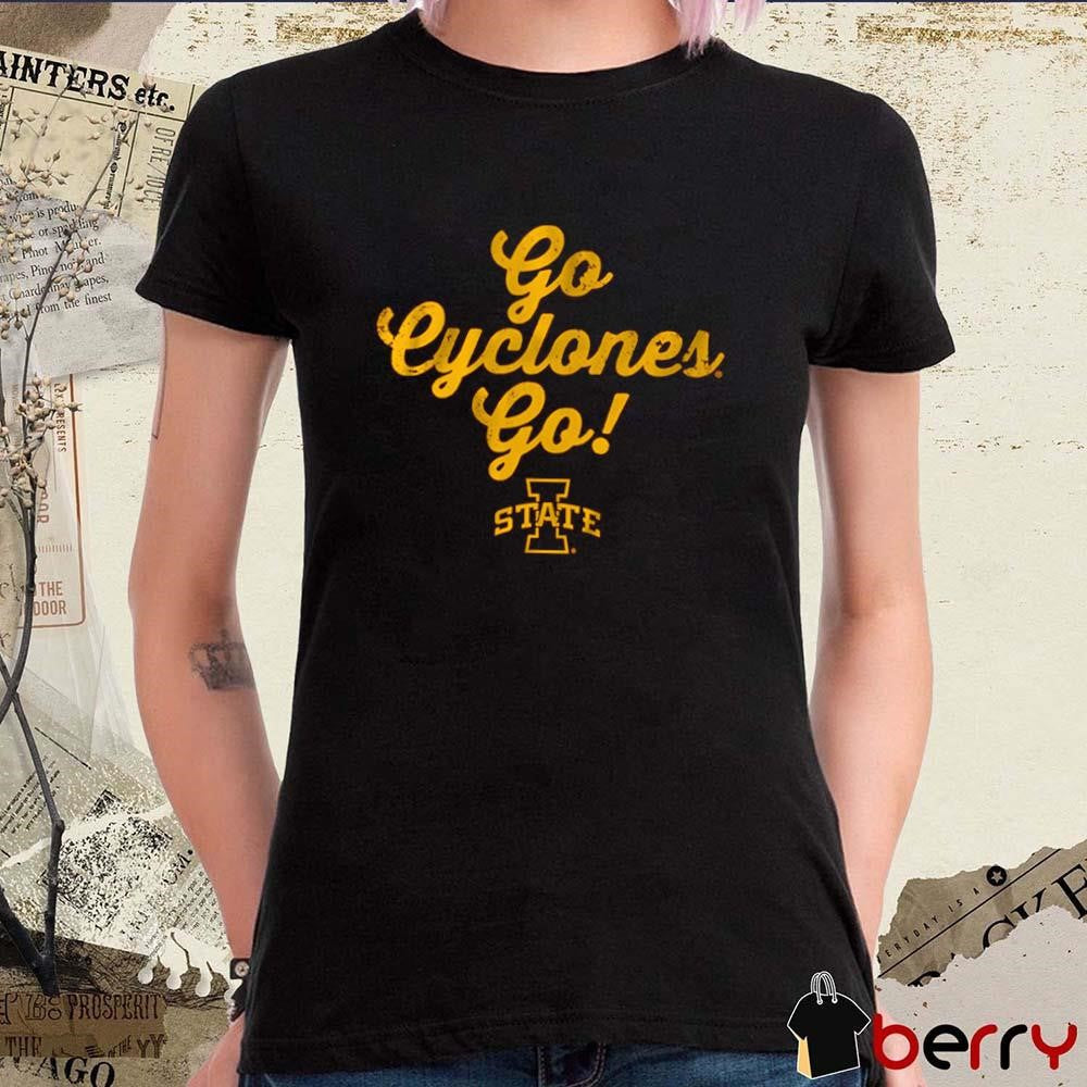 Iowa State Cyclones Team Slogan Go Cyclones Go 2025 t-shirt